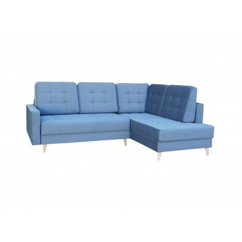 Canapé d'angle LESLO II bleu